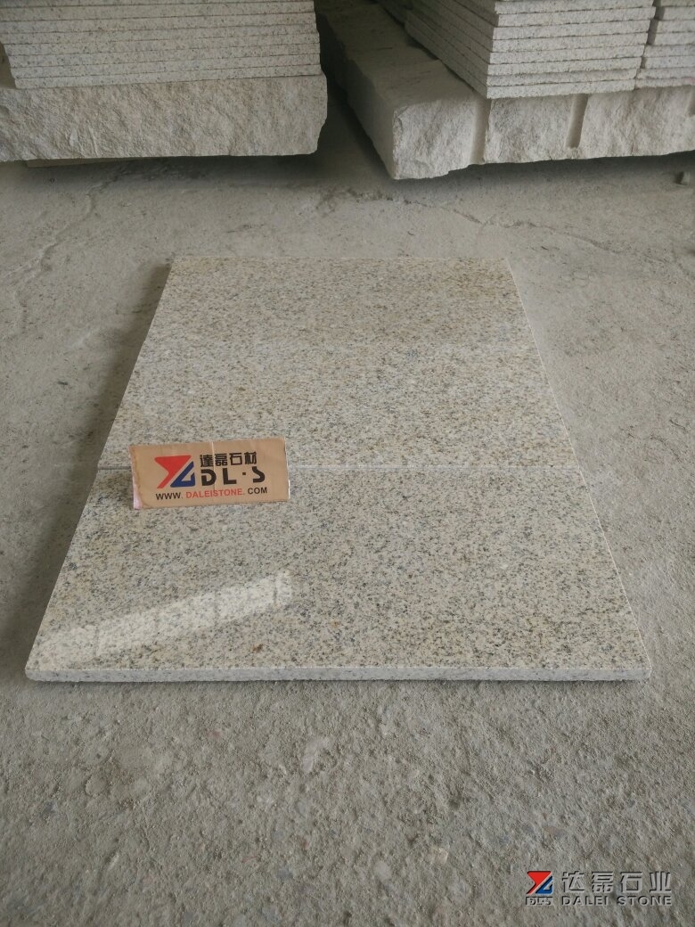 Rusty Yellow G682 Granite Tiles With Polished Finish Way