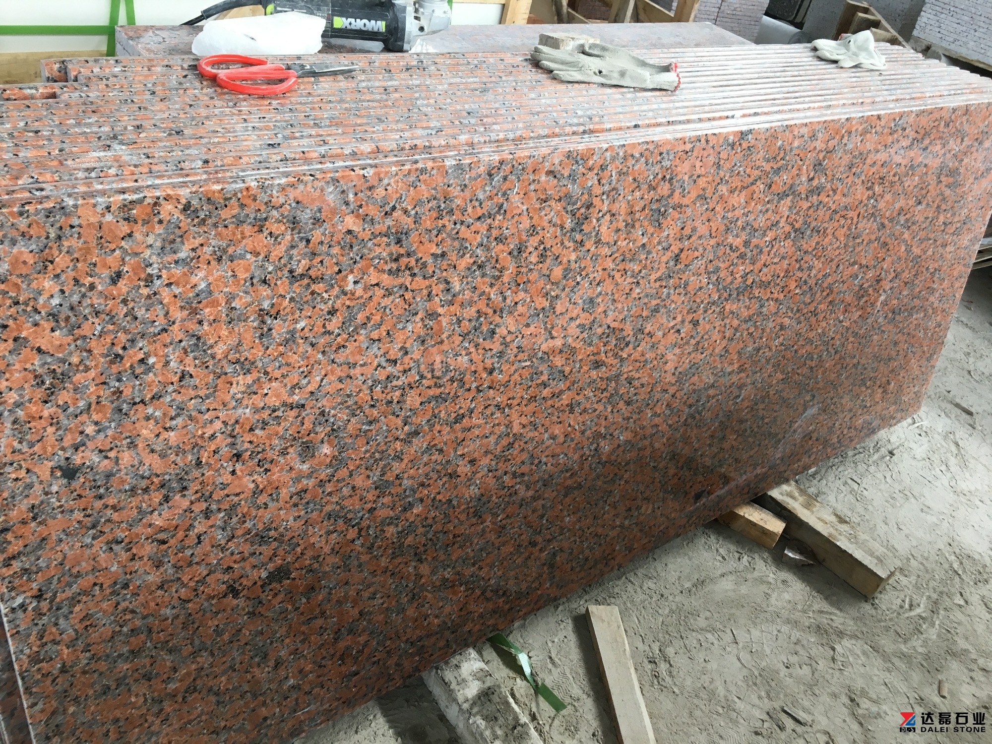 Maple Red G562 Countertops Vanity Tops With Polished Finish Way