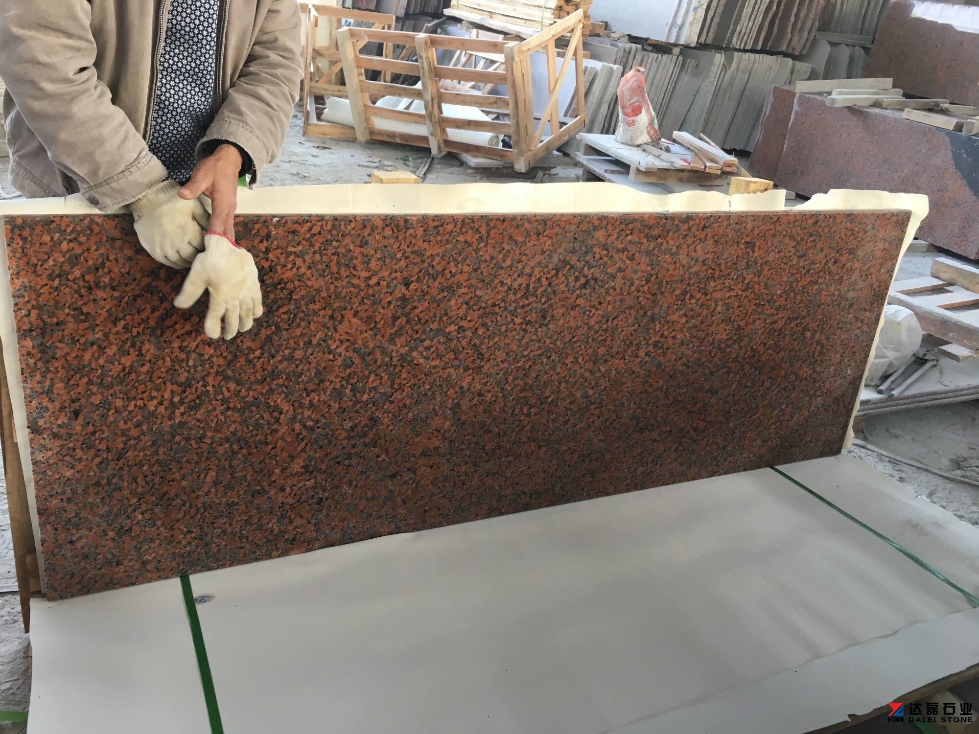 Maple Red G562 Countertops Vanity Tops With Polished Finish Way