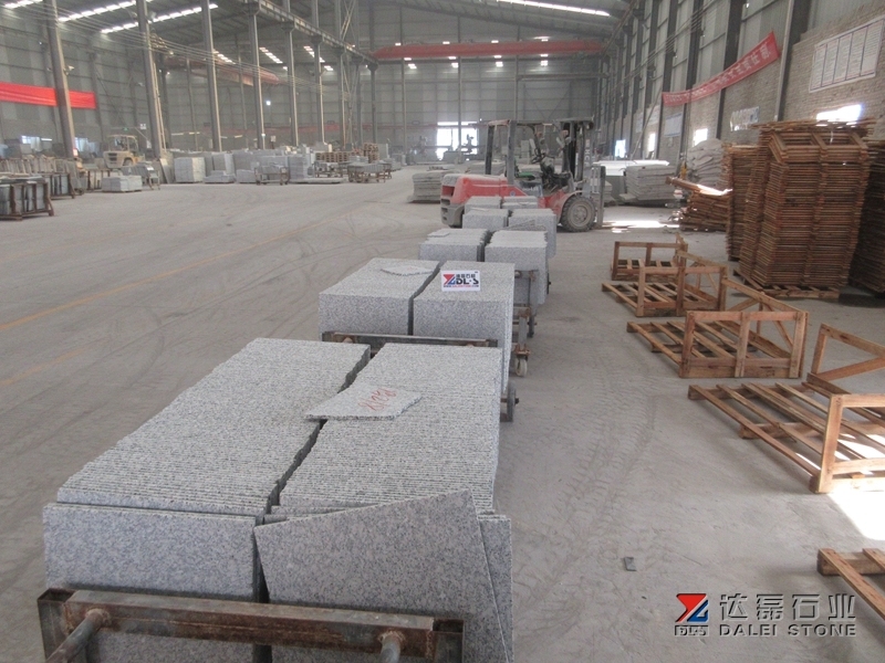Polished G602 Granite Tiles With Full Blocks
