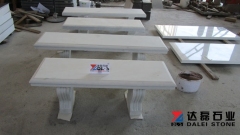 Chinese White Marble Table Chair Wholesale Dalei Stone