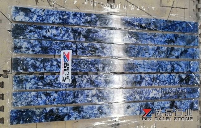 Blue Marble Tiles Amazing Marble Light Transmission