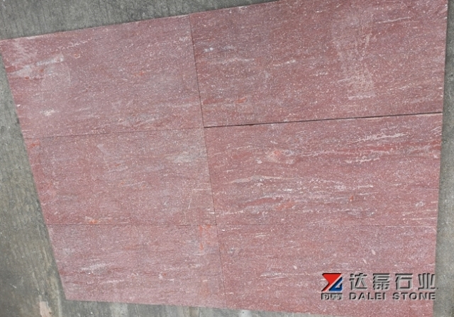 Red Granite Tiles Flamed Finish Way