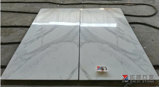Calacatta White Marble Tiles Sell To Gucci Store Project Decoration