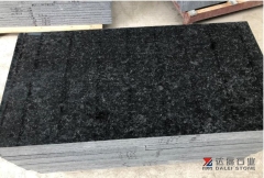 New Angola Black Granite Tiles Polished Granite Tiles