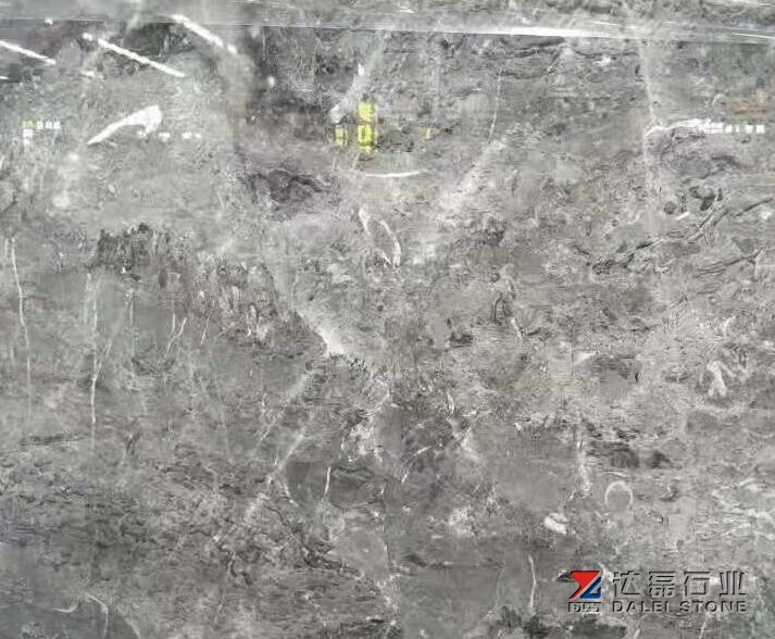 Dalei Marble Ink Grey Marble Big Slabs For Building Project