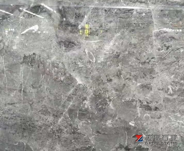 Dalei Marble Ink Grey Marble Big Slabs For Building Project