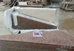 Red Granite G562 Maple Red Granite Steps Skirting