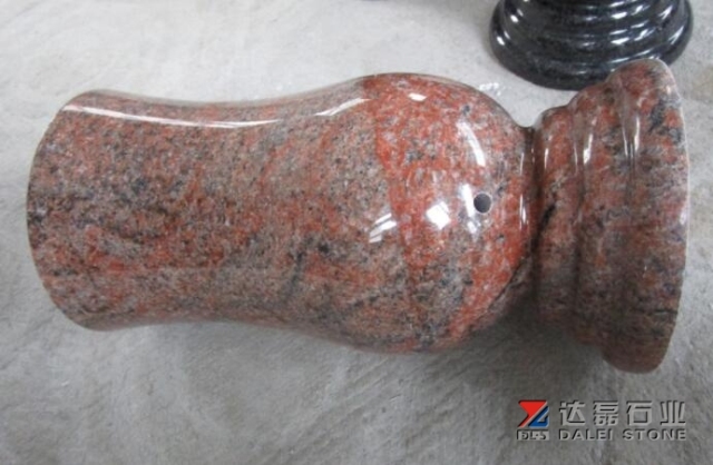 Multicolor Red Tombstone Vase Dalei