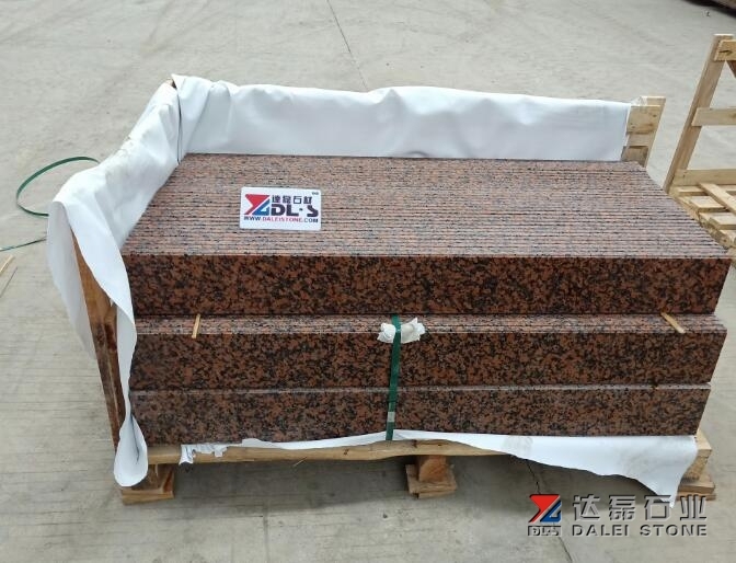 Red Granite G562 Maple Red Granite Steps Skirting