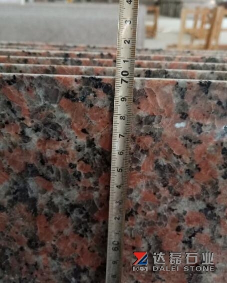 Red Granite G562 Small Slabs Polished Dalei Stone