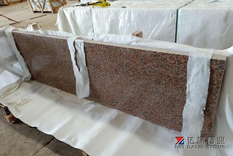 Red Granite G562 Small Slabs Polished Dalei Stone