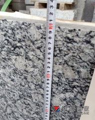 Spray White Granite Small Slabs Dalei Stone