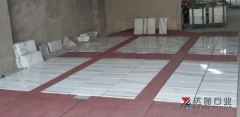 Golden Line Calacatta Marble Tiles Install For Bathroom