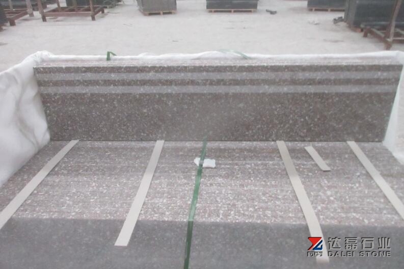 Granite G648 Polished Steps With 2 Antislip Strips