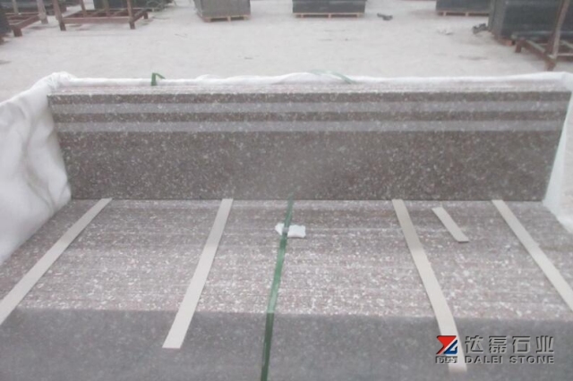Granite G648 Polished Steps With 2 Antislip Strips