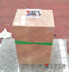 Dalei Marble Tiles Red Beige Marble Polished Tiles