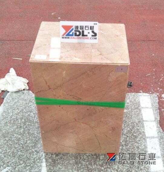 Dalei Marble Tiles Red Beige Marble Polished Tiles
