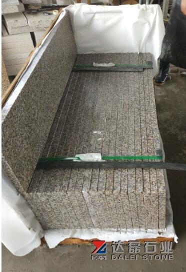 New G682 Granite Tiles Flamed And Brush