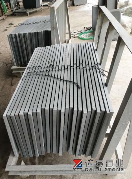 Dalei Blue Basalt Andesite Tiles Sandblasted Finish Way