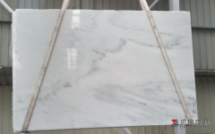 Dalei Stone White Marble Big Slabs Grey Veins