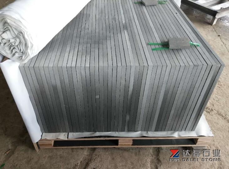Dalei Blue Basalt Andesite Tiles Sandblasted Finish Way