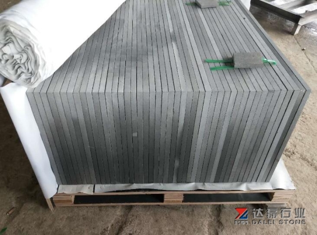 Dalei Blue Basalt Andesite Tiles Sandblasted Finish Way