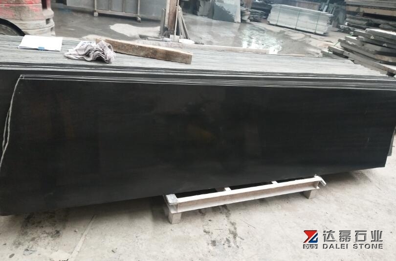 Mongolia Black Granite Small Slabs Wholesale