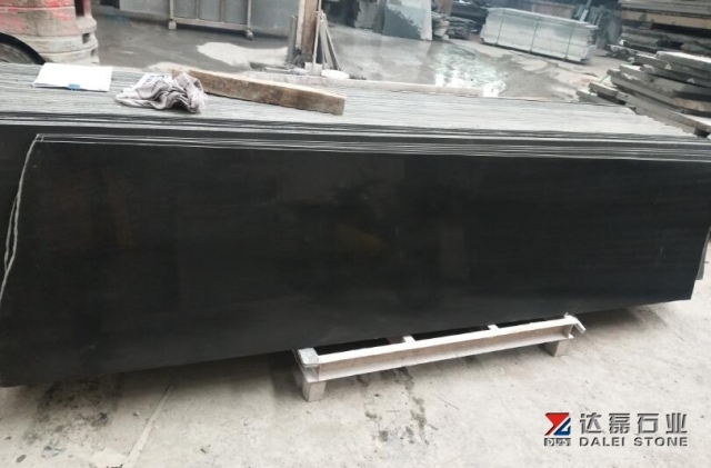 Mongolia Black Granite Small Slabs Wholesale