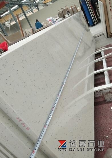 Dalei Engineered Stone White Crystal Quartz Big Slabs