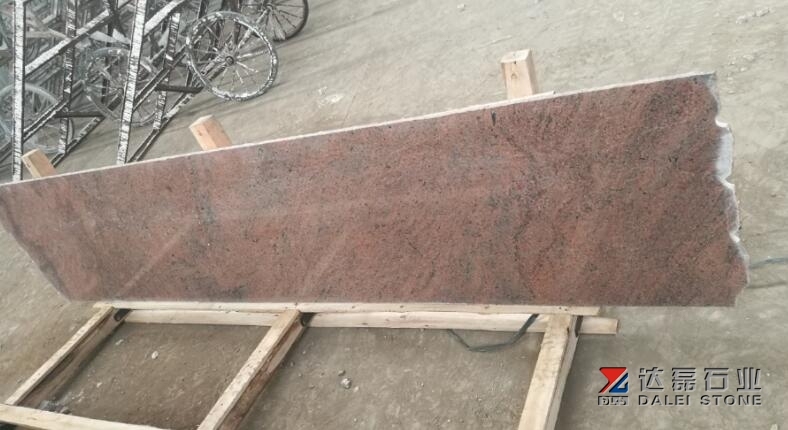 Multicolor Red Granite Small Slabs Polished Finish Wholesale