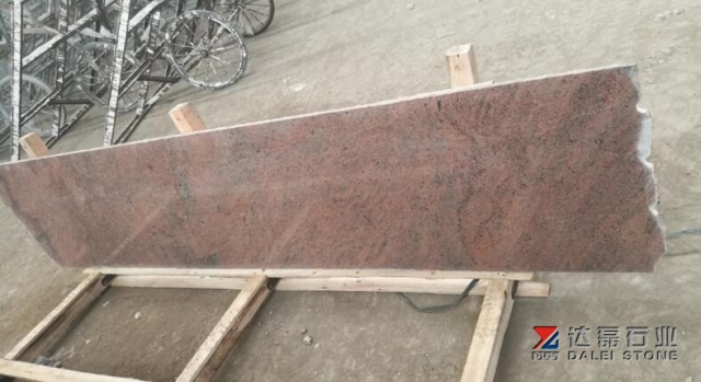 Multicolor Red Granite Small Slabs Polished Finish Wholesale