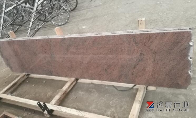 Multicolor Red Granite Small Slabs Polished Finish Wholesale