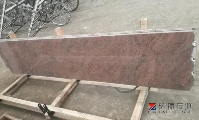 Multicolor Red Granite Small Slabs Polished Finish Wholesale