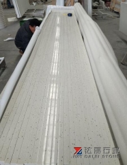 Dalei Engineered Stone White Crystal Quartz Big Slabs