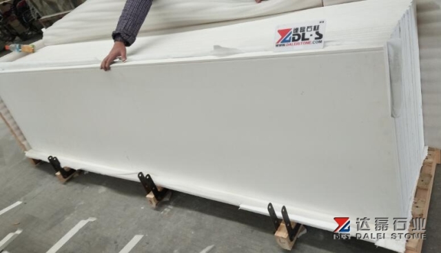 Dalei Engineered Stone White Crystal Quartz Big Slabs
