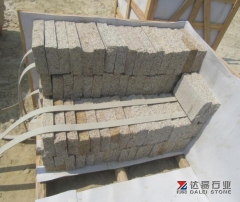 Dalei Stone Yellow Rusty G682 Cube Stone Wholesale