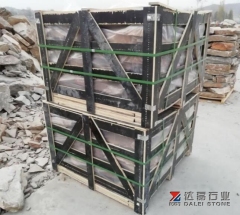Double Color SandStone Slate Tiles Natural Surface
