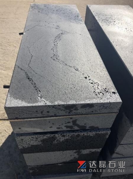 Black Basalt With Natural Ant Lines