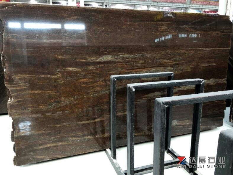 Dreamy Brown Granite Big Slabs Dalei Stone Wholesale