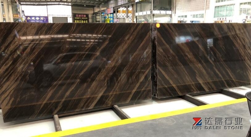 Dreamy Brown Granite Big Slabs Dalei Stone Wholesale