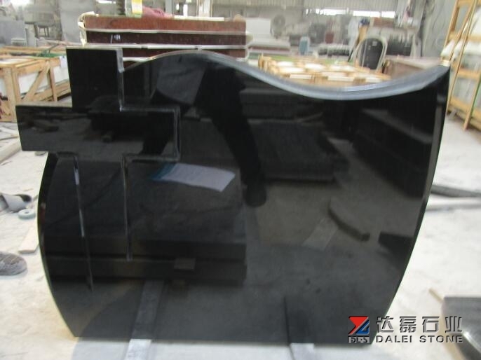 Indian Black Granite Headstone