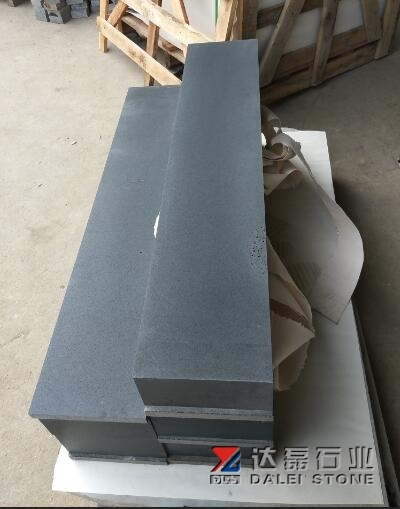 New Black Basalt Hainan Black Basalt Tiles Honed Finish Way