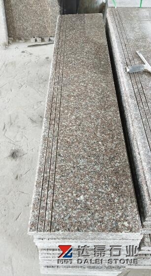 G664 Granite Steps Round Edge With Anti Slip