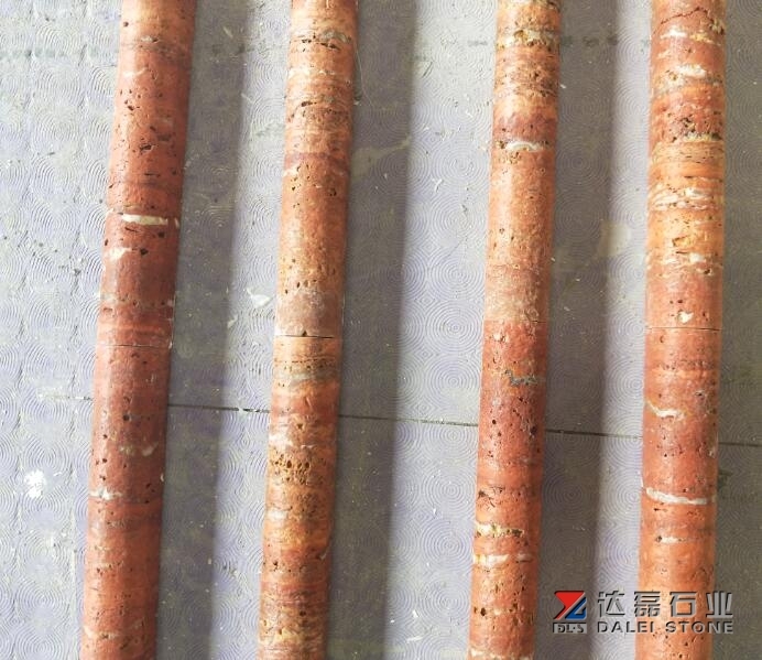 Red Travertine Stripe Dalei Stone
