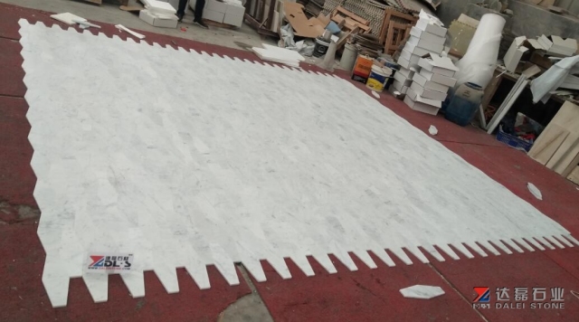 Carrara White Honed Mosaic Tiles Dalei Stone