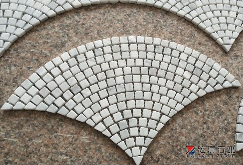 Carrara White Marble Mosaic Marble Tiles