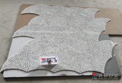 Carrara White Mosaic Tiles Polished