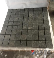 Original Black Pearl Basalt G684 cube stone Flamed