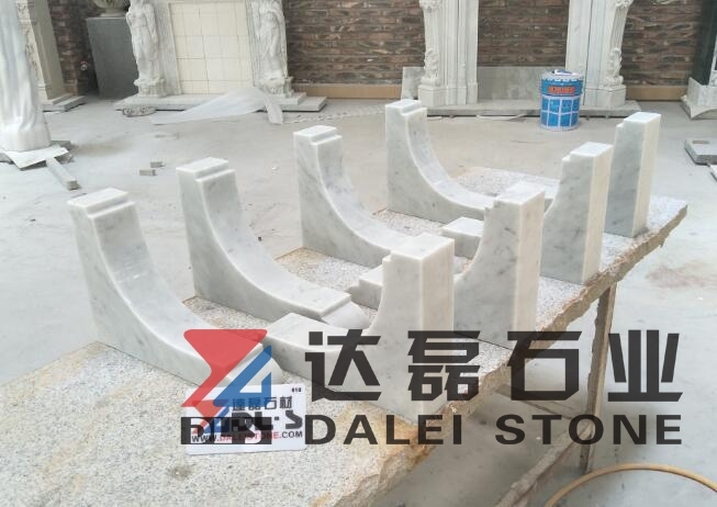 Carrara White Marble Tiles Polished and Honed